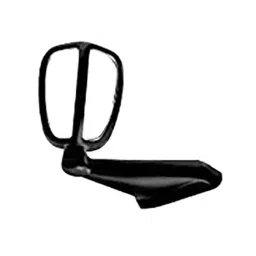 Auto Pearl Front Fender Wide Angle Mirror Bonnet Mirror Compatible with Fortuner 2017 (Small, Black)-10