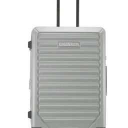 CALVIN KLEIN Odyssey Heather Grey 8 Wheels Large Hard Cabin Trolley Bag-image-24
