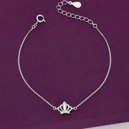 Kai Jewel Sterling Silver Crystal Crown Zircon Casual Bracelet for Women-image-68