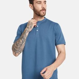 Octave Nile Regular Fit Henley T-Shirt-picture-11