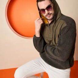 Club York Black Fleece Colorblocked Sweatshirts And Hoodies-image-75