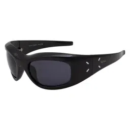 Ted Smith Grey Wraparound Unisex Sunglasses-image-26
