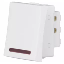 Crabtree Athena 32 A 2 Module Polycarbonate DP Switch With Indicator White, ACASDIW321 image 2