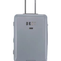 DKNY Urban safari Blue Suede 8 Wheels Medium Hard Cabin Trolley Bag-29