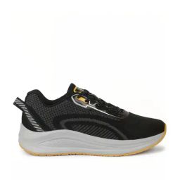 Campus Men's PLUSH Black Running Shoes-image-7