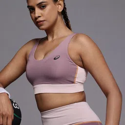 ASICS Full Coverage Lightly Padded Quick Dry & Moisture Wicking Workout Bra 2042A309.500-50