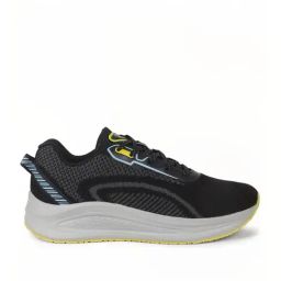 Campus Men's PLUSH Core Black Running Shoes-image-38