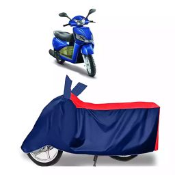 Auto Pearl Two Wheeler Cover with Bag for Mahindra Gusto BS6, Red & Blue-image-108