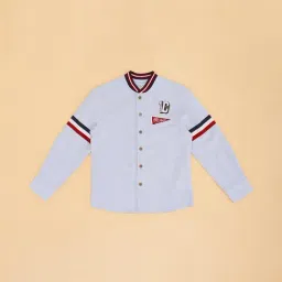 Pantaloons Junior Sky Blue Shirt-picture-32