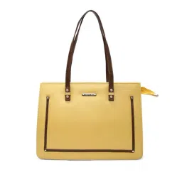 REDVALE PU Yellow Women Handbag-image-18