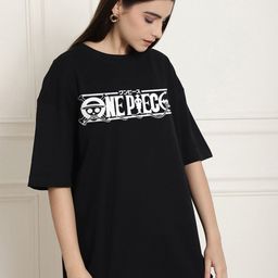 Mast & Harbour Men One Piece Bio Finish Graphic Printed Cotton Oversized T-shirt-image-47