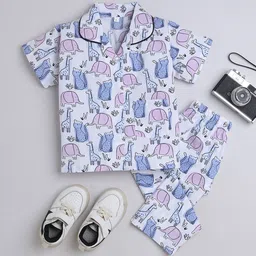 The Magic Wand Boys Graphic Printed Night suit-image-20
