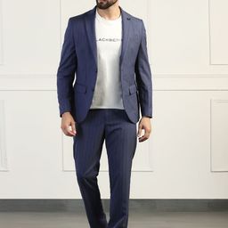 Blackberrys Men Slim-Fit Single-Breasted 2 Piece Formal Suit-image-35