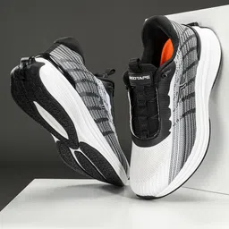 Red Tape Men Flow+ Textile Walking Shoes-14