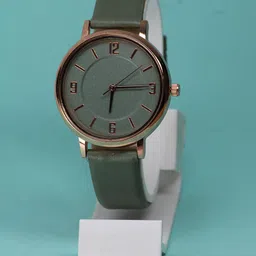VIRAKTI Women Brass Dial & Leather Straps Analogue Watch-image-95