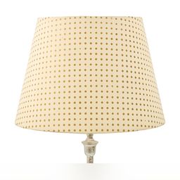 Lampenschirm India Beige Block Printed Cotton Lampshade image 4