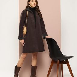 Qurvii Front-Open Pea Coat image 5