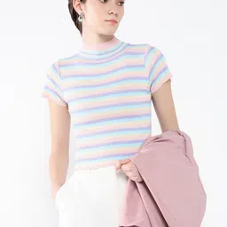 SHOWOFF Striped Top-image-65