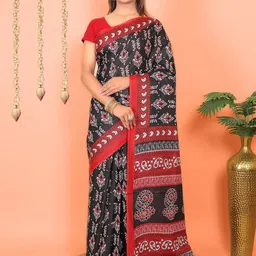 Ravi Janki Suit & Sarees Ethnic Motifs Pure Cotton Saree-picture-48