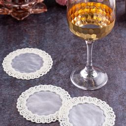 Kolorobia Embroidered French Doily White-image-21