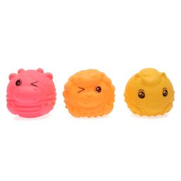 Ratnas Squeezy Animals Bath Toys Pack of 3 -Multicolor-16