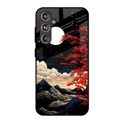 QRIOH Abstract Printed Samsung Galaxy M55s Silicone Back Case-picture-49