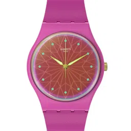 Swatch Women Printed Dial & Bracelet Style Straps Analogue Watch SO28P110-image-39