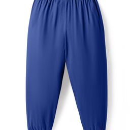 Taeko Single Jersey Knit Full Length Lounge Pant with Text Print - Blue image 2