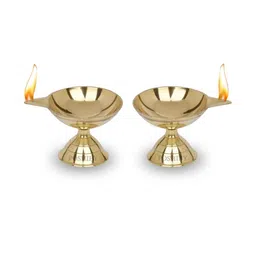 POSHIFY Brass Diya - Pack of 2-image-27