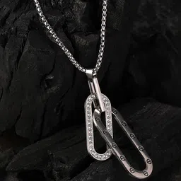 French Accent Men Silver-Plated Chain-picture-12