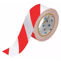BRADY Floor Marking Tape Continuous Roll Striped Red/White No Legend 2 inch x 100 ft x 8 mm, 11Z094-picture-17
