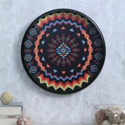 Crayton Geometric Round MDF Wall Hanging - Set of 1-37