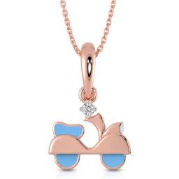 Malabar Gold & Diamonds 18k Rose Gold Pendant For Kids-image-89