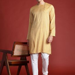 Anouk Tyohaar Collection Printed Straight Kurta-picture-15