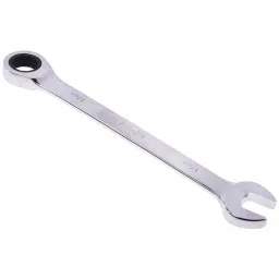 RS PRO Combination Ratchet Spanner Metric 17 mm 233 mm Length, 487038-48