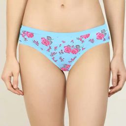AROUSY Blue Cotton Printed Bikini Panty-image-40