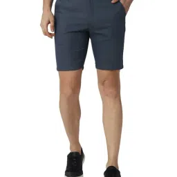 Peter England Blue Shorts-43