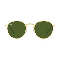 Ray-Ban 0RJ9547S Green Polarized Junior Round Sunglasses - 44 mm - Kids-image-23