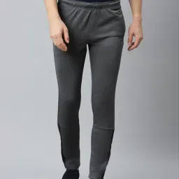 ALCIS Slate Grey Slim Fit Track Pants-image-85