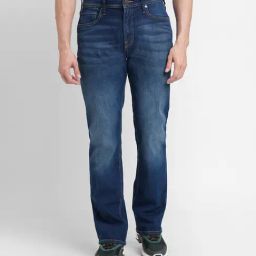 Jack & Jones Blue Bootcut Low Rise Jeans-image-70