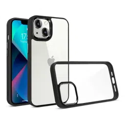 GRIPP Clarion Clear Protection Transparent Back Case for Apple iPhone 14 Plus - Black-37