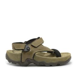 Woodland Men's Khaki Toe Ring Sandals-image-95