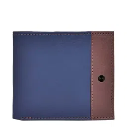 BELWABA Navy Casual Leather Bi-Fold Wallet for Men-32