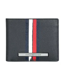 Tommy Hilfiger Navy Casual Leather Bi-Fold Wallet for Men-56