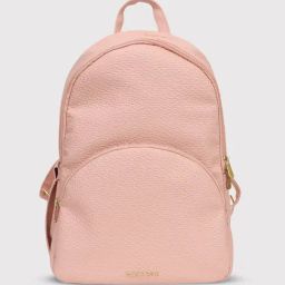 Caprese Pink Faux Leather Small Backpack-37