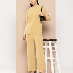 Chemistry Checked Sweater With Trousers-image-10
