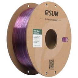 eSUN PLA-Clear Rainbow filament- 1.75mm- Purple red- 1kg/roll- with paper roll-36