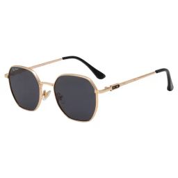 Ted Smith Grey Square Unisex Sunglasses-image-38