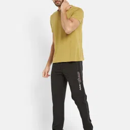 Octave Black Regular Fit Trackpants image 5