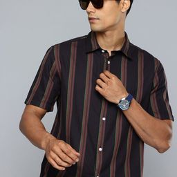 Flying Machine Striped Pure Cotton Casual Shirt-picture-43